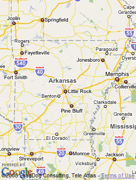 Map of Fort Smith, AR