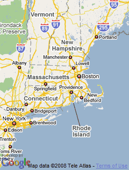 Map of Quincy, MA