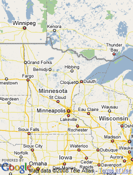 Map of Plymouth, MN