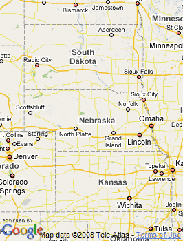 Map of Norfolk, NE