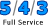 Full Service 5/4/3