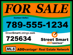 Street Smart ADDvantage® Metal Sign