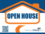 Open House Pointer Sign - click to enlarge