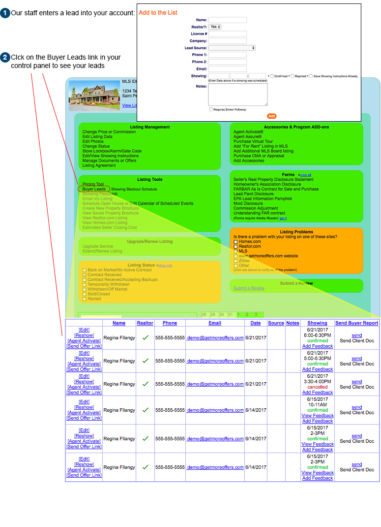 ADDvantage Lead Referral System Example